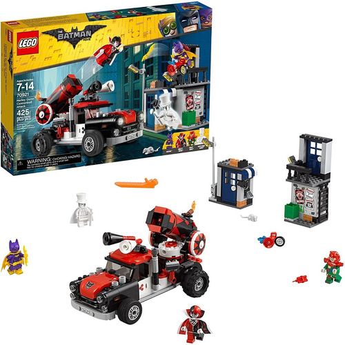 Lego Batman Ataque De Cañón De Harley Quinn 70921 Cannonball