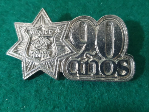 Placa Pin 90 Años De La Policia Federal