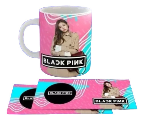 Kit 27 Plantillas Sublimación Tazas - Black Pink / K-pop