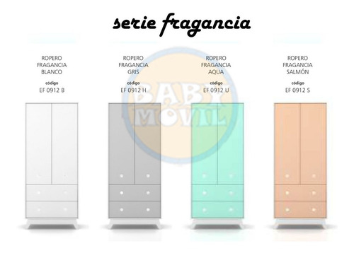 Ropero Fragancia Estantes Y Cajones La Valenziana Babymovil