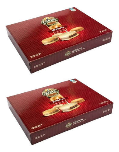 Pack X2 Caja 6 Alfajores De Fruta Y Leche Chammas 240g