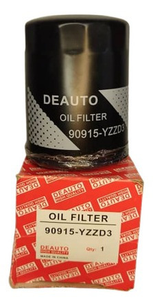 Filtro Aceite Toyota 4runner Fortuner Hilux 2.7 Prado Meru