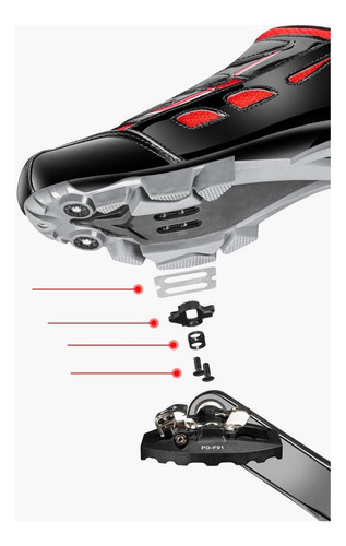 Pedales Doble Proposito Para Mtb Promed Originales