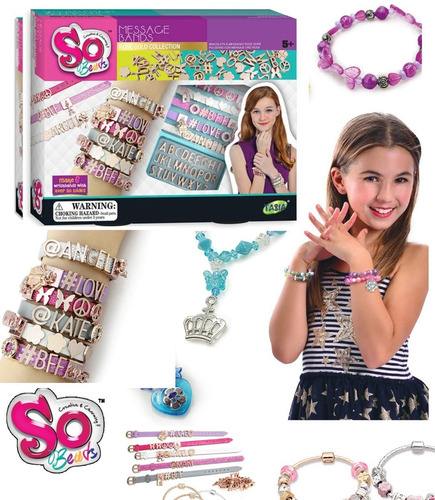 Imagen 2 de 2 de Set De Creación De Pulseras Para Niñas - Set Bisutería