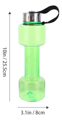 Botella Portátil Con Forma De Mancuerna, 1 Unidad, Sports W