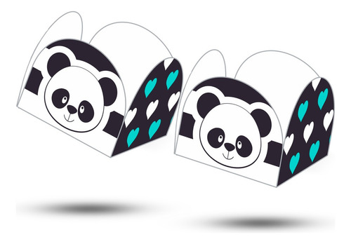 50 Forminhas Para Doces Decoração Festa Panda Melhor Festa