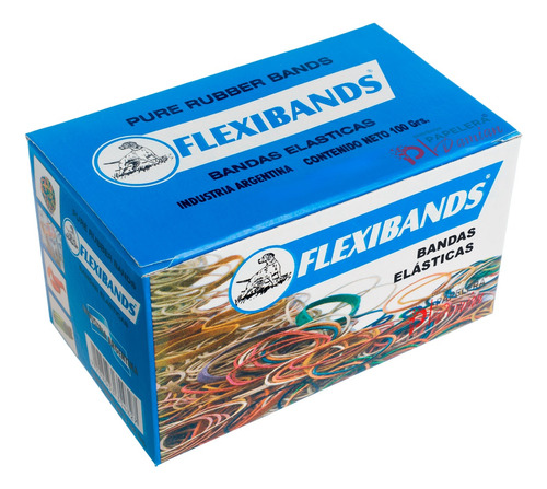 Banditas Elásticas Bandas Flexibands Caja 100gr Latex 40mm