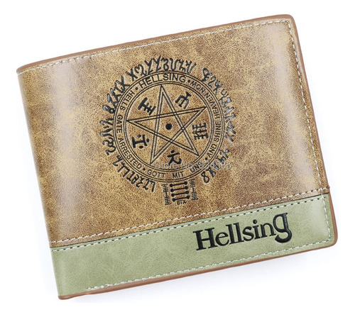 Cartera Billetera Modelo Hellsing Sello De Cromwell Alucard