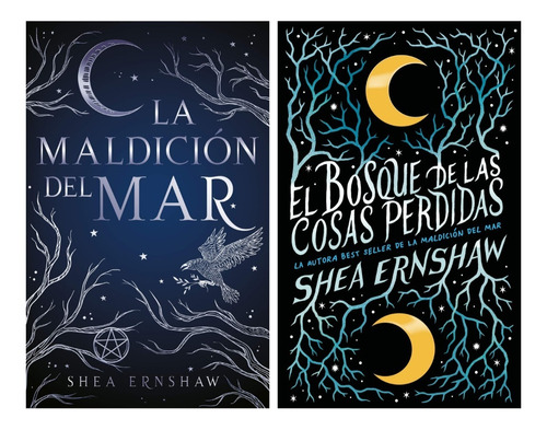 2 Libros Shea Ernshaw Bosque Cosas + Maldición Del Mar Puck