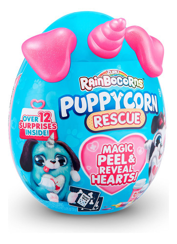 Peluche Sorpresa Rainbocorns Cachorros Color Rosa