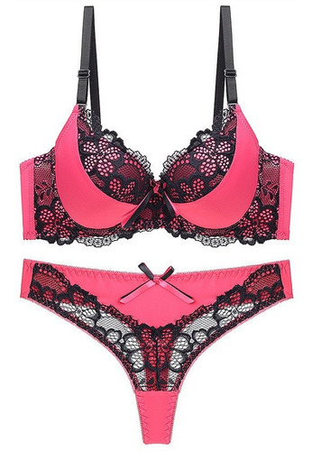 Conjunto De Sujetador Push Up De 4 Sets Bralette Sin Costura