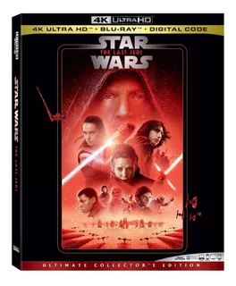 4k Ultra Hd + Blu-ray Star Wars 8 Last Jedi / Ultimos Jedi