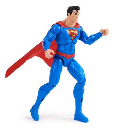 Muñeco Superman Hombre De Acero Con 9 Accesorios Dc Series