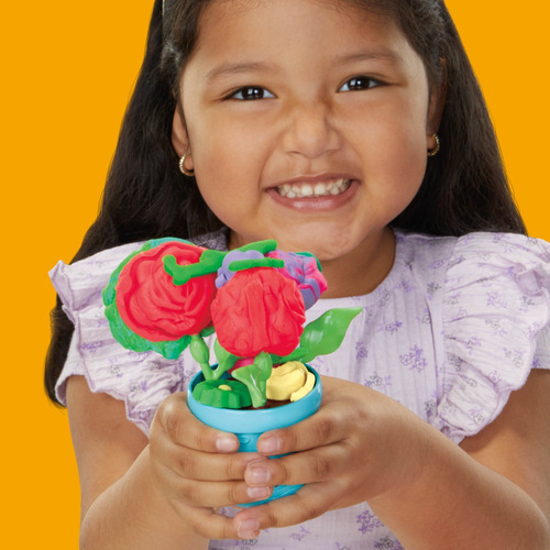 Set De Masas Play Doh Mi Jardín Color Verde