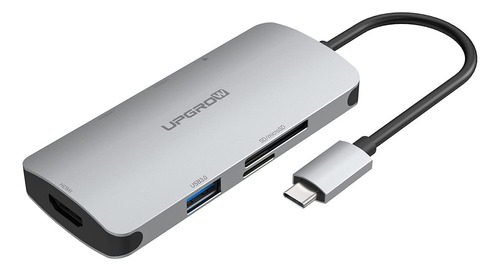 Adaptador Usb C Hub 7 En 1 Upgrow Macbook Pro Adaptador Usb