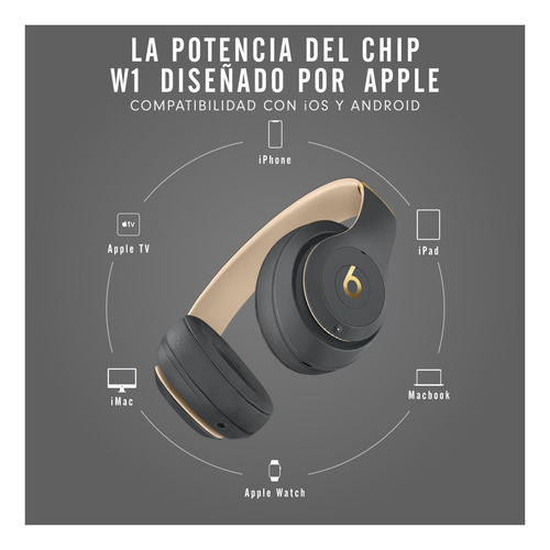Imagen 4 de 6 de Auriculares Beats Studio³ Wireless - Shadow gray