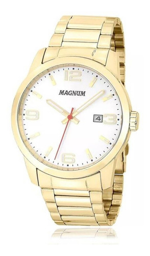 Relógio Dourado Masculino Magnum Ma33595h Original