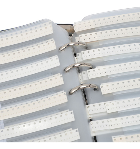 Livro De Amostras De Capacitores De Resistores Resistor Smd