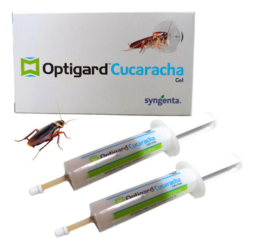 Veneno Para Cucarachas En Gel Optigard 30gr 2 Piezas