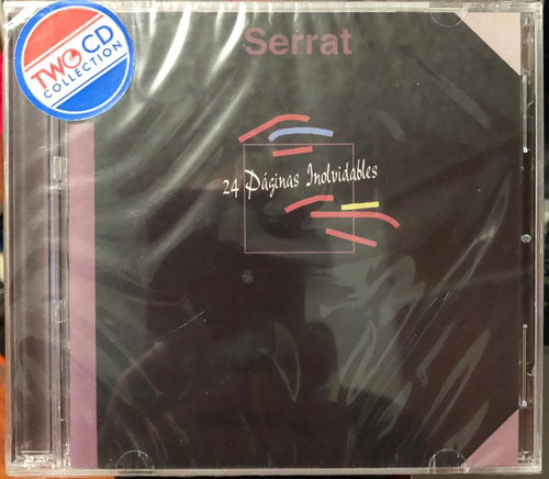 Serrat - 24 Páginas Inolvidables. 2 X Cd, Compilación. 