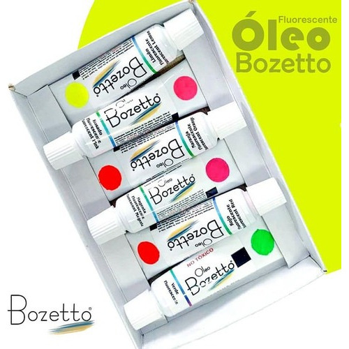 Oleos Bozzeto Un Tubo De 50 Ml Color Fluorescente 