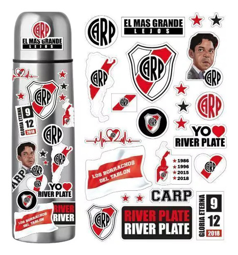 Stickers Vinilo Calcos Futbol Varios Clubes Sheli 206 River Plate