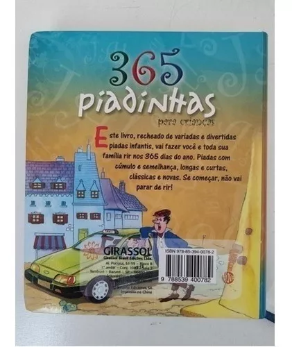 Livro - 365 Incríveis Piadas e Charadas - Livros de Literatura Infantil -  Magazine Luiza