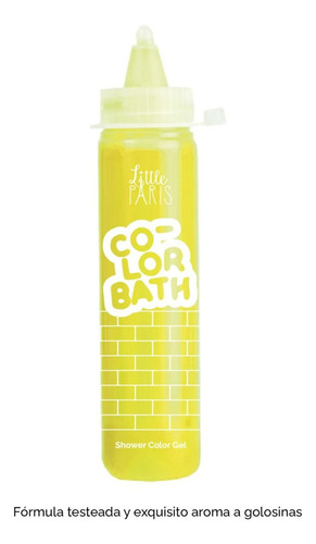 Little Paris Set Color Bath Yellow Torre + Jabon Para Pintar Color Amarillo