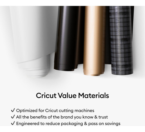 Cinta De Transferencia Cricut Value, Paquete Plano De 75 Pie
