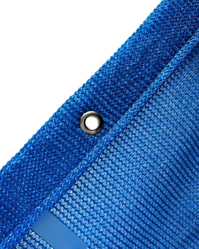 Tela Sombrite Azul 80% - 15m X 15m Com Bainha E Ilhós