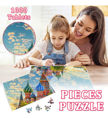 Juego De Rompecabezas Grande De 1000 Piezas H Puzzles, Jugue