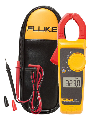 Alicate Amperímetro Digital 323 True-rms Fluke Com Bolsa