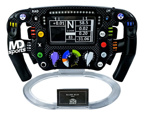 Volante Formula 1 Mclaren Mcl60 2023 Colección Escala 1:2