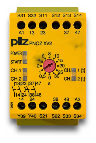 Pilz Pnoz Xv2 774500 Relevador De Seguridad 1