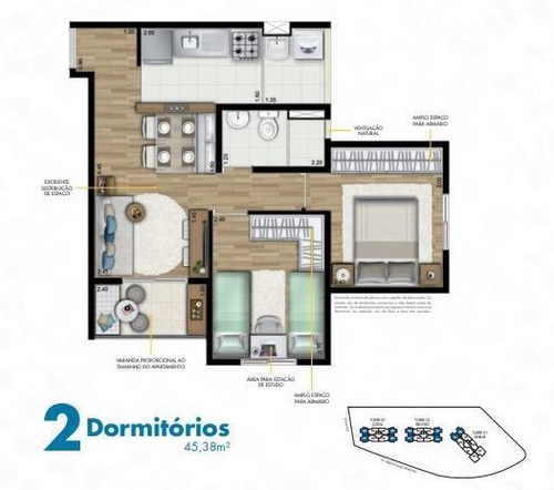 Imagem 12 de 15 de Garden Residencial Para Venda, Vila Antonieta, São Paulo - Gd7186. - Gd7186-inc