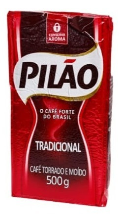 Café Brasileño Pilao 500 G Tostado Molido Agro Servicio