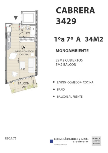 Imagen 12 de 21 de Venta Depto Monoambiente En Palermo Emprendimiento