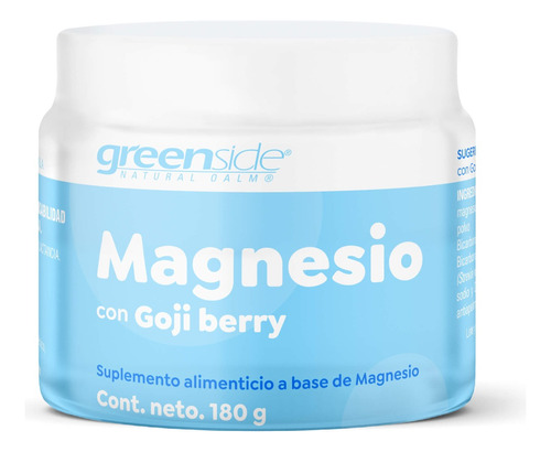 Magnesio Con Goji Berry Green Side 180 Gr