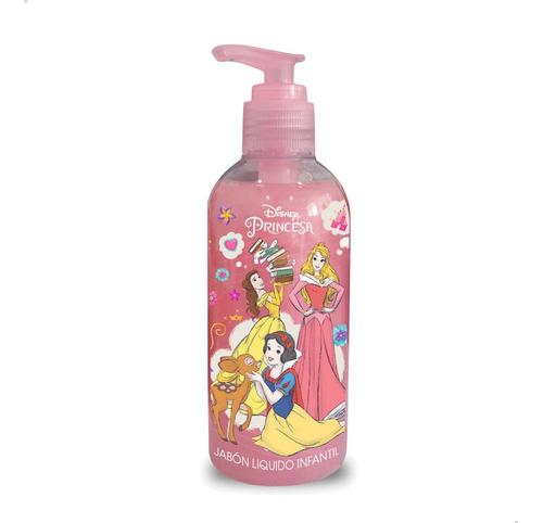 Jabón Liquido Antibacterial Princesas Manos Disney Original