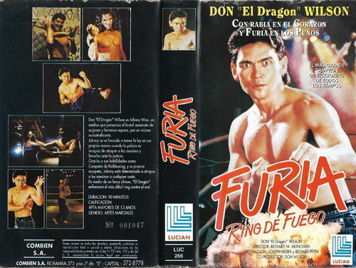 Furia Ring De Fuego Vhs Don El Dragon Wilson