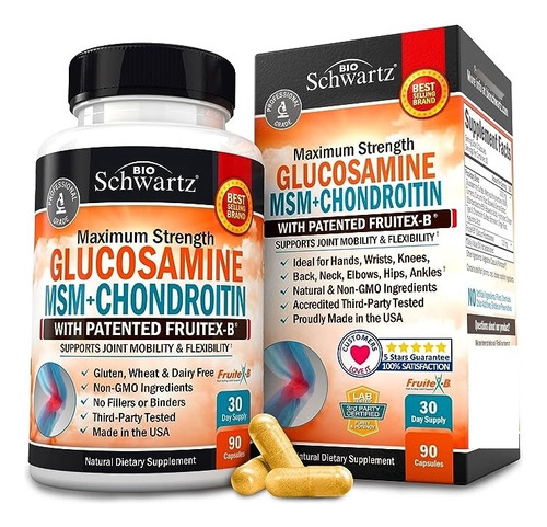 Bioschwartz Glucosamina 90unids Salud De Las Articulaciones