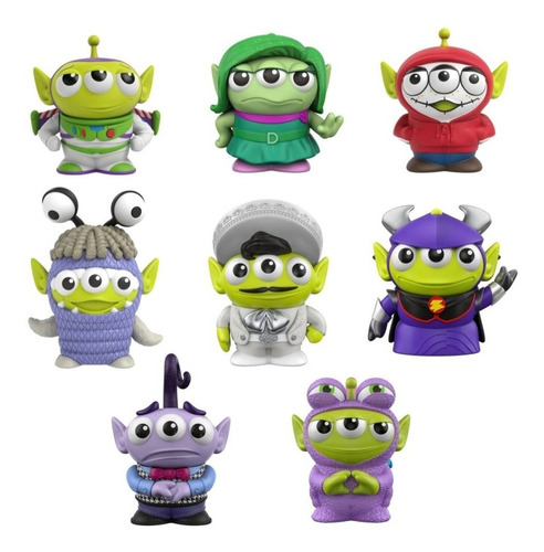 Set De Figuras Mattel Disney Pixar Alien Remix Con 8 Pzas
