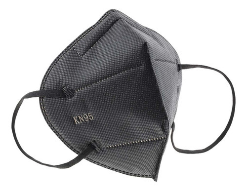Mascarillas Kn95 negras para adultos con Anvisa - Kit de 100 unidades