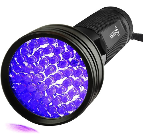 Escolite - Linterna Uv De Luz Negra, 51 Led De 395 Nm, Linte