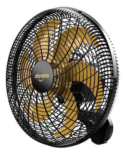 Ventilador Oscilante Parede 50cm Turbo Silence 200w 220v Bla Estrutura Preto Pás Dourado Diâmetro 50 Cm Frequência 60hz Material Das Pás Plástico Quantidade De Pás 6