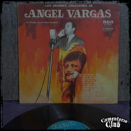 Las Grandes Creaciones De Angel Vargas - Arg  Vinilo Lp