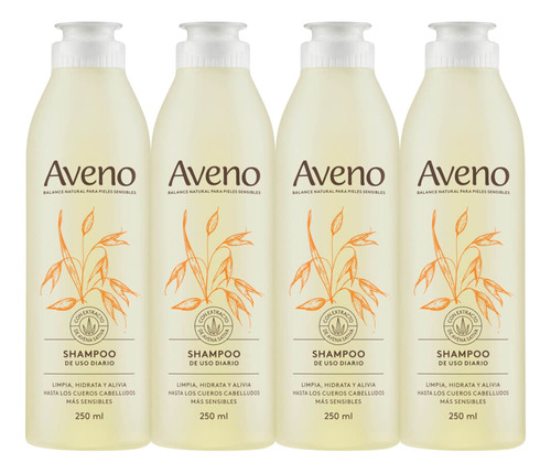 Combo X4 Aveno Shampoo 250ml