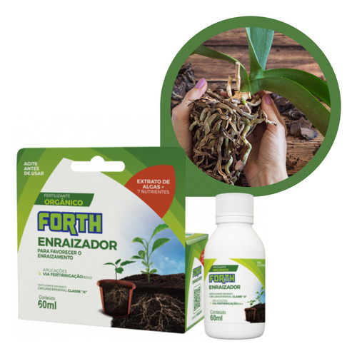 Forth Enraizador 60ml Para Orquídea Oncidium Chuva De Ouro