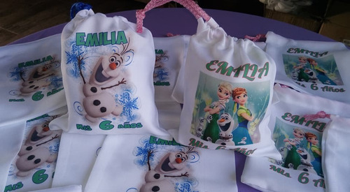 Bolsita En Tela Panamá Personalizadas 15 Unidades