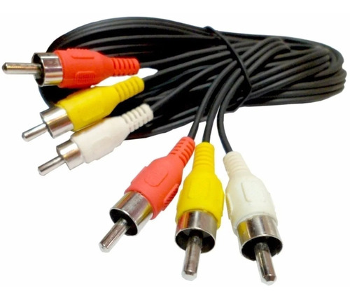 Cable Rca 3 Rca A 3 Rca Macho -1.5metros Audio Y Video 